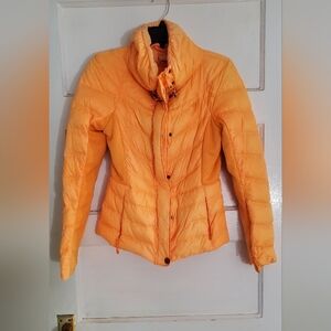 Women's Orange Puffer Jacket